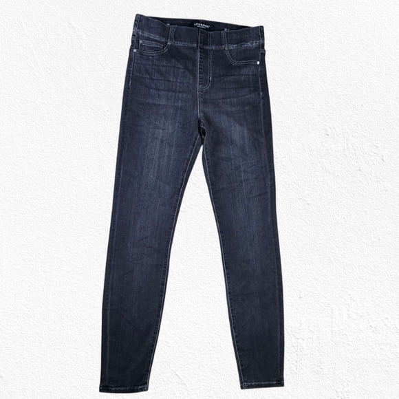 Liverpool Washed Black The Ankle Skinny Meteorite Stretch Jegging Jeans Size 27 - Picture 2 of 8